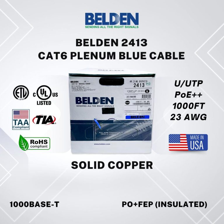 High-Performance Cat6 Belden Cables: Superior Connectivity for Your Network